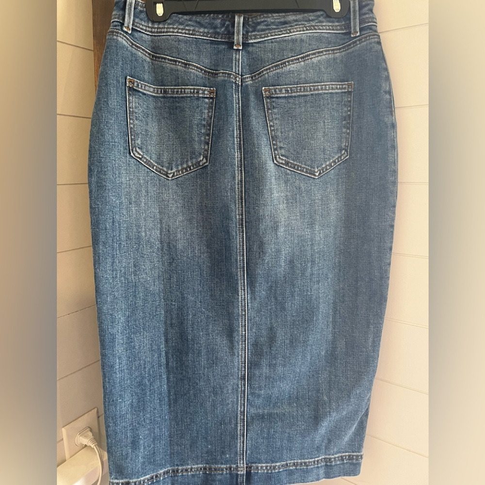 Talbot Denim Midi Skirt - Picture 2 of 5